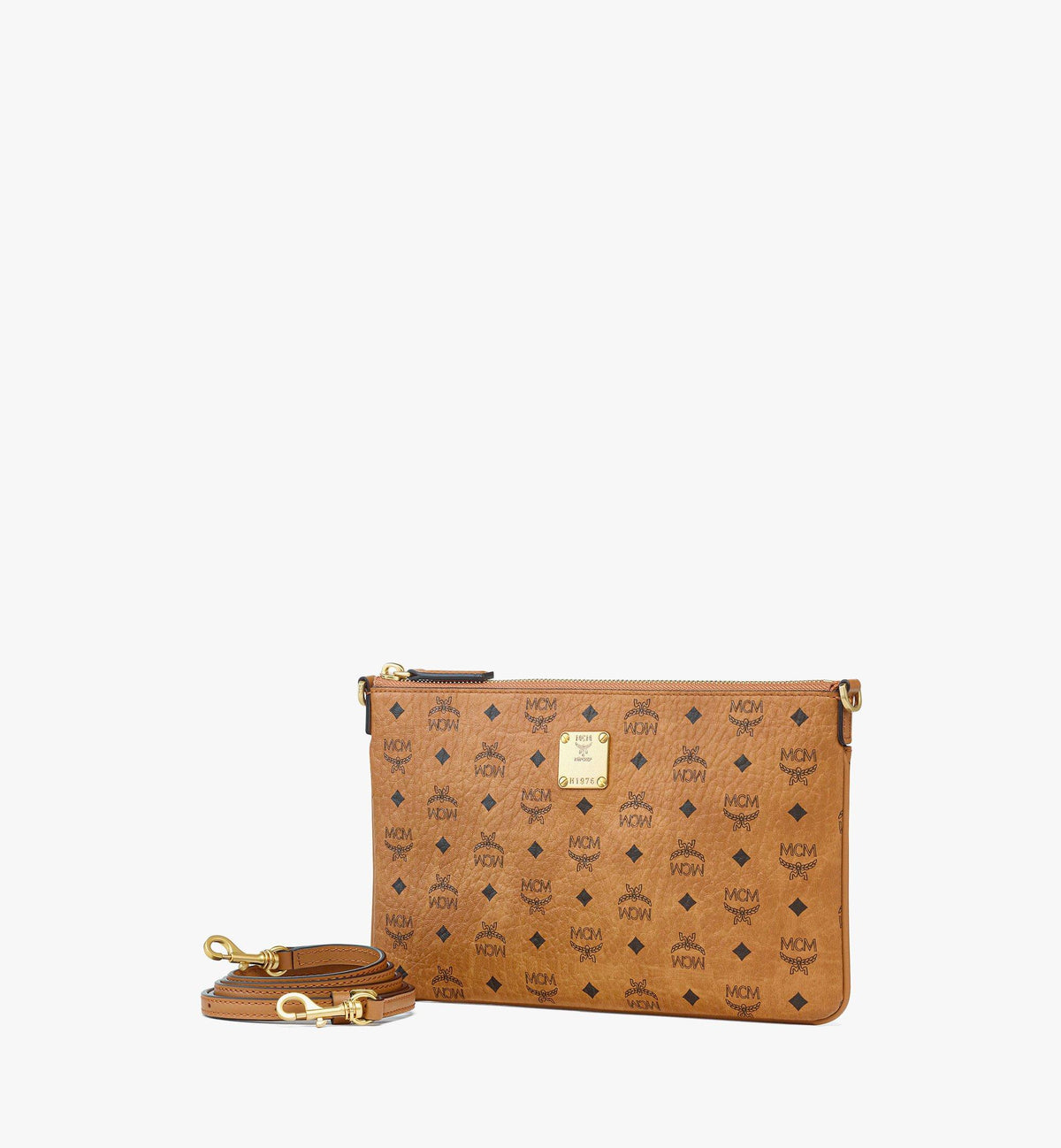 MCM Aren Crossbody Pouch In Visetos