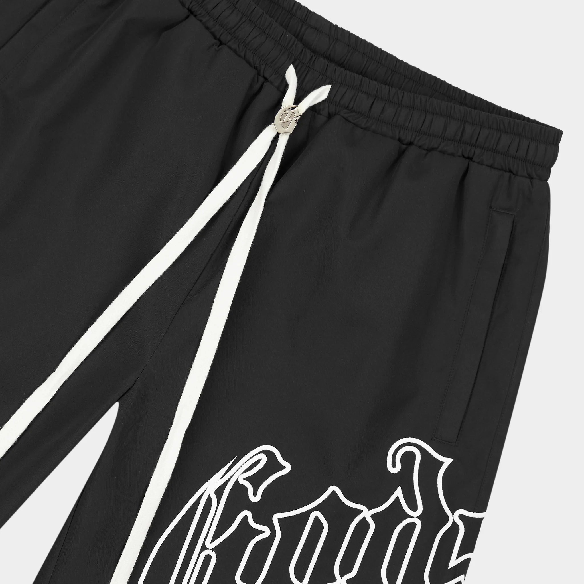Godspeed OG Logo Nylon Shorts (Black/White)
