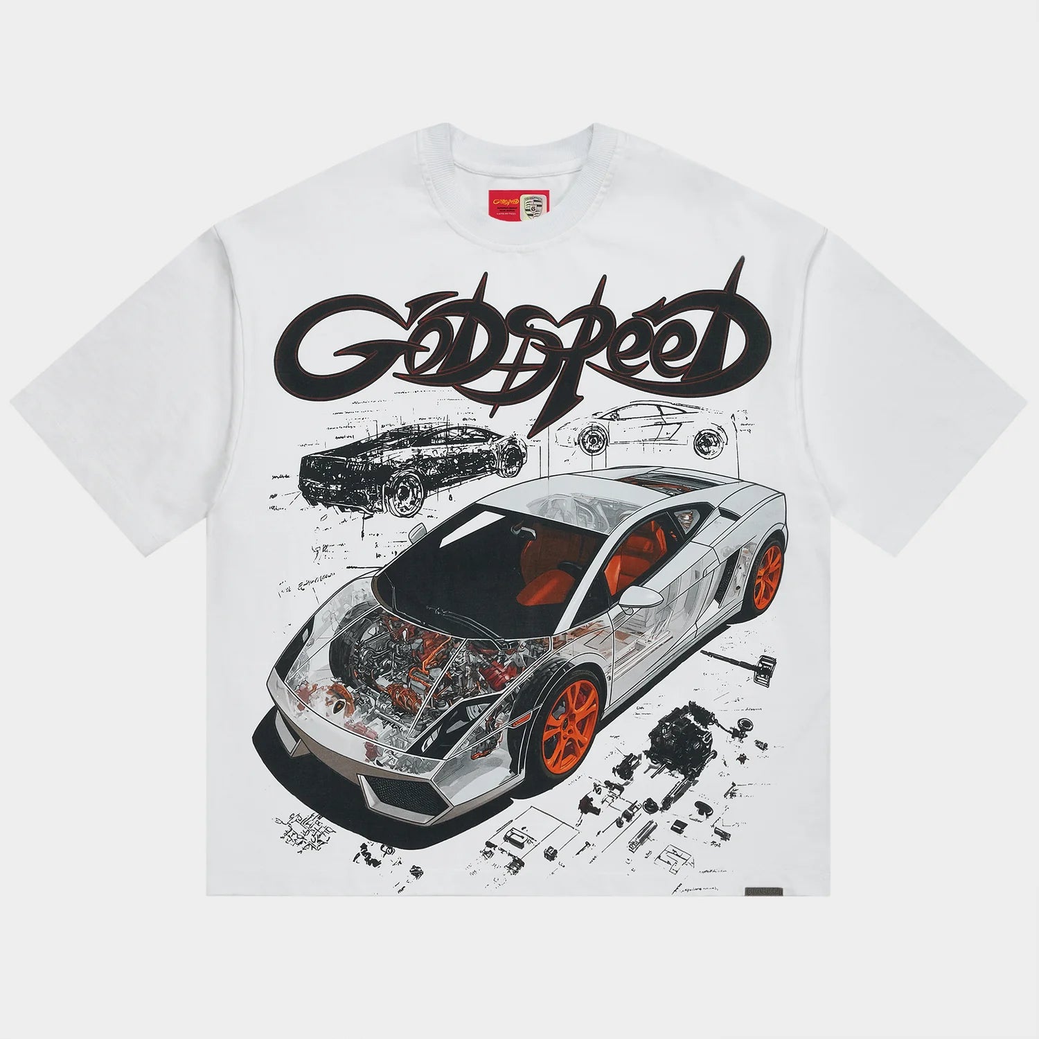 Godspeed Concept Art (White) - Blue Jeans