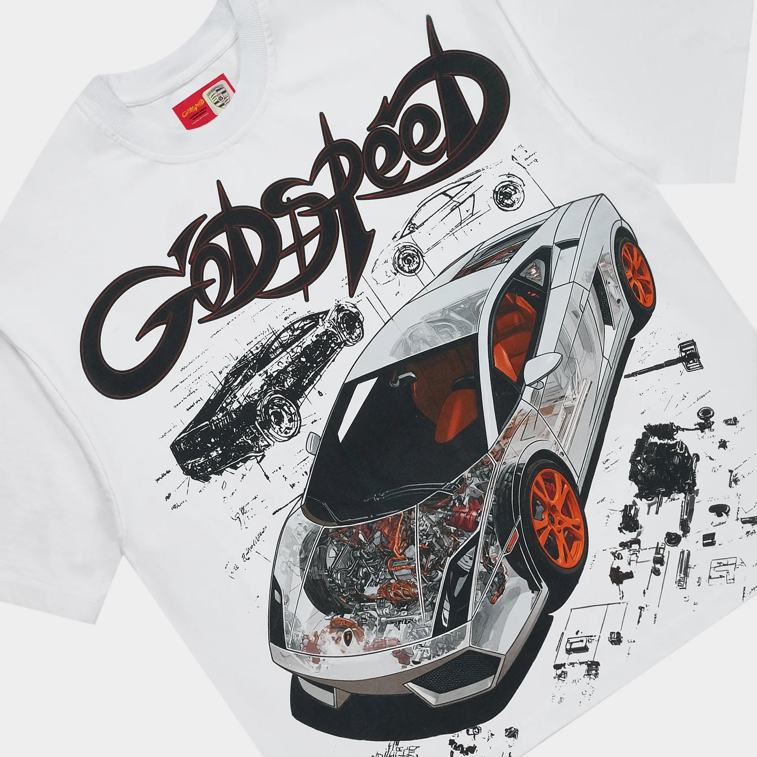 Godspeed Concept Art (White) - Blue Jeans