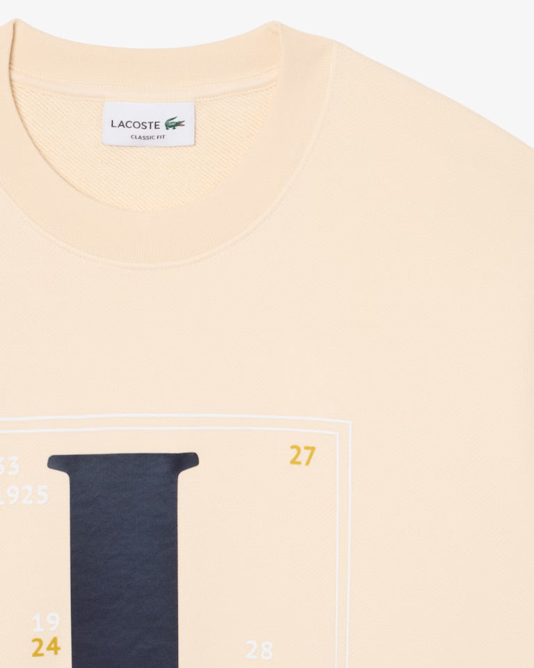 Lacoste Graphic Print Fleece Sweatshirt