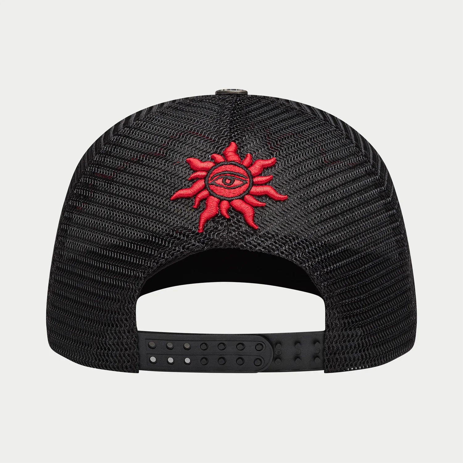 Godspeed GS Neo Trucker Hat (Black/Yellow/Red)