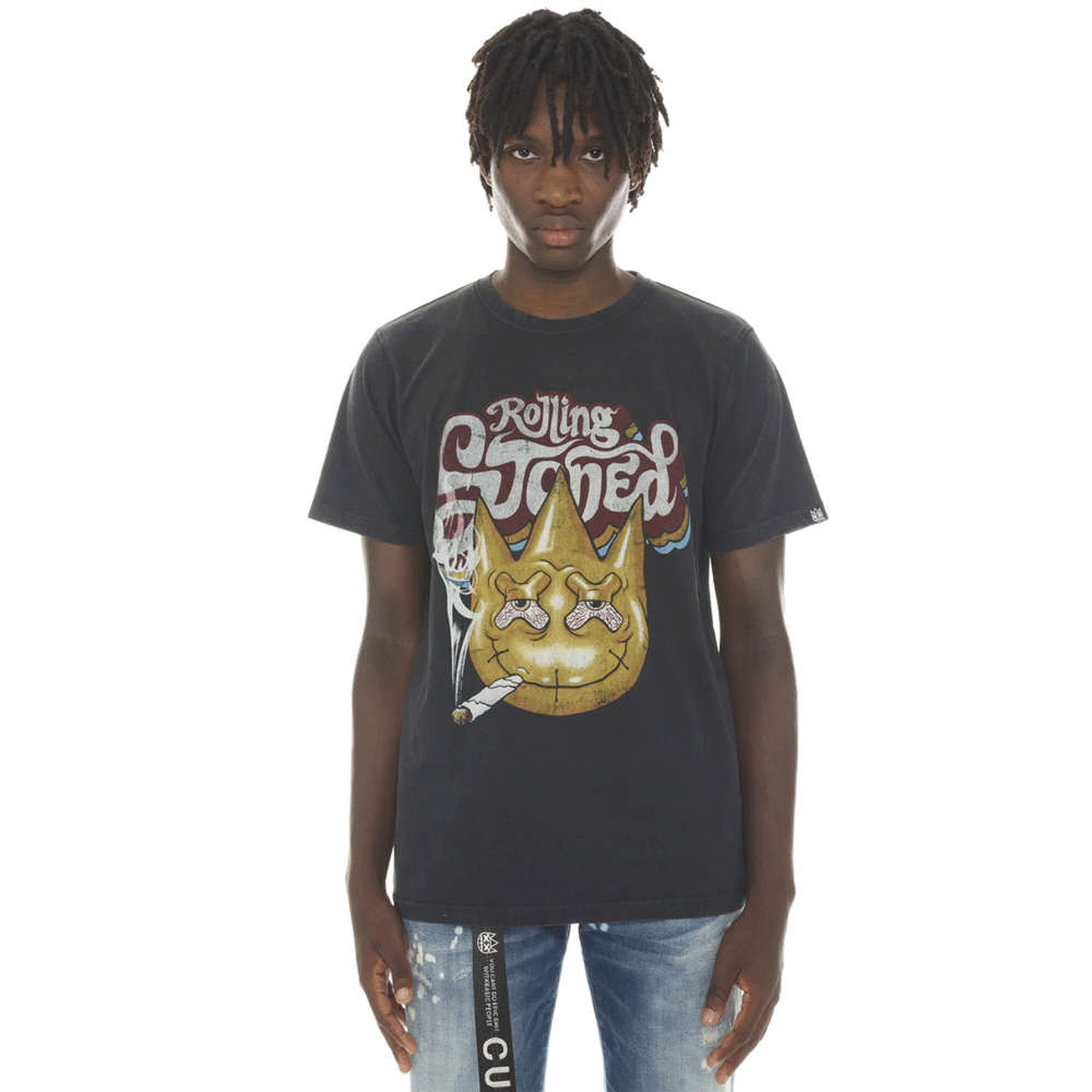 Cult Of Individuality Short Sleeve Crew Neck Tee "Rolling Stoned"