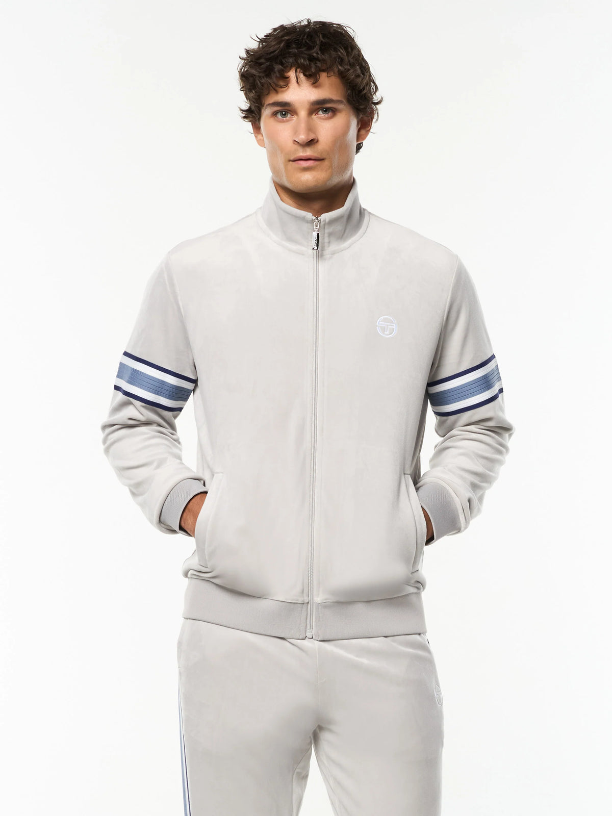 Sergio Tacchini Linera Velour Track Sweatsuit