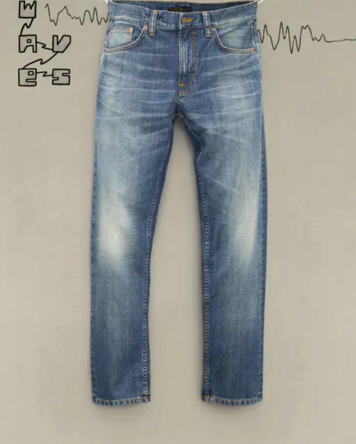 Nudie Steady Gritty Jackson Tidal Waves Jeans