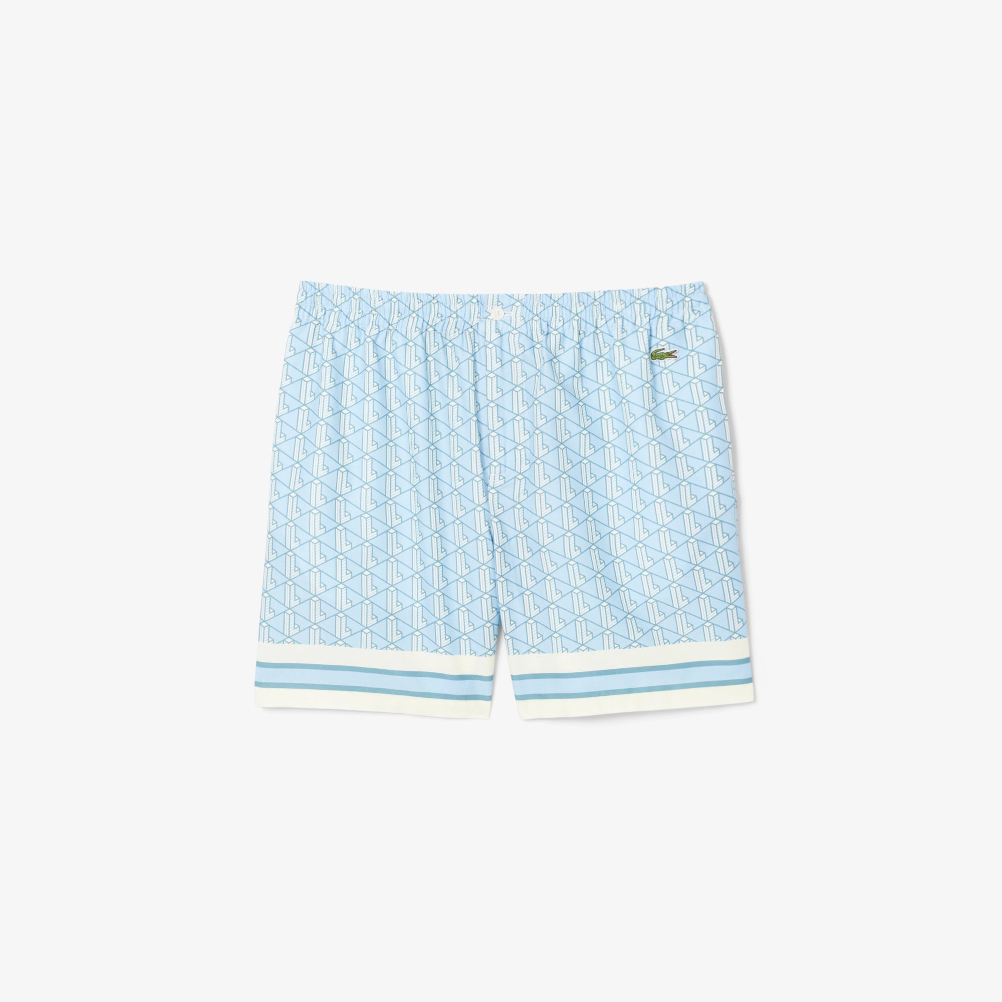 Lacoste Men's Lightweight Monogram Print Shorts