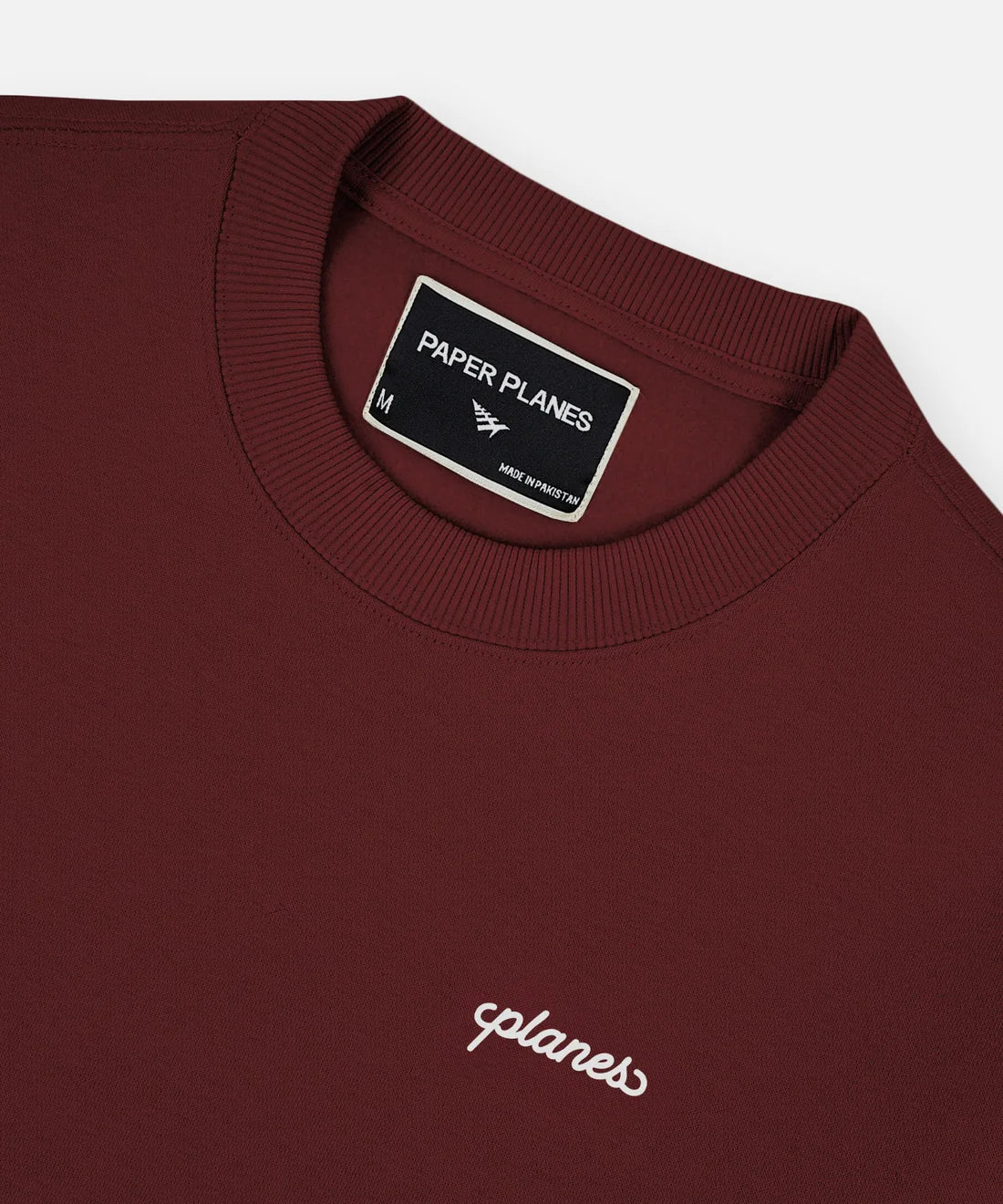Paper Planes Script Weld Crewneck