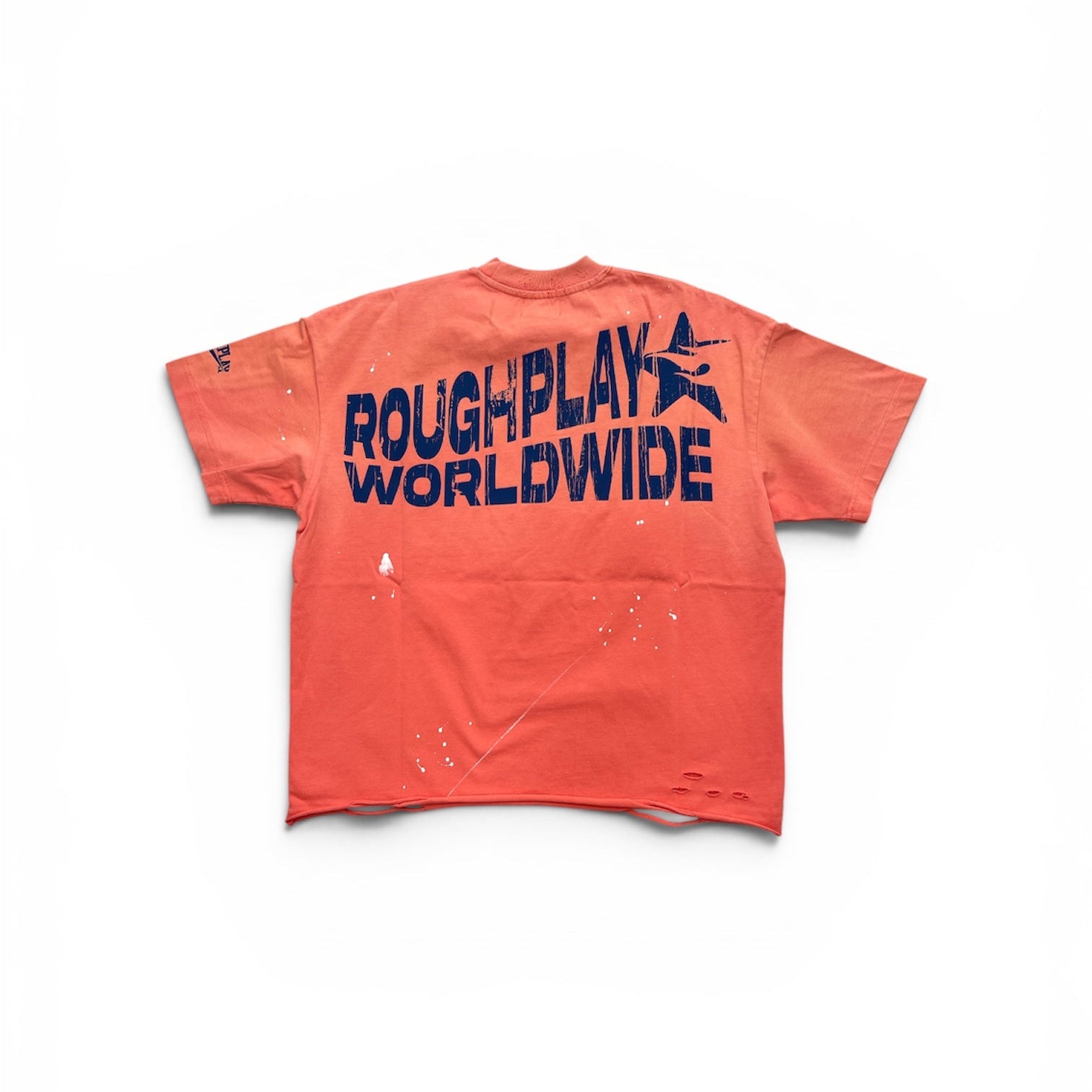 RoughPlay Vintage Side Logo T-Shirt (Peach)