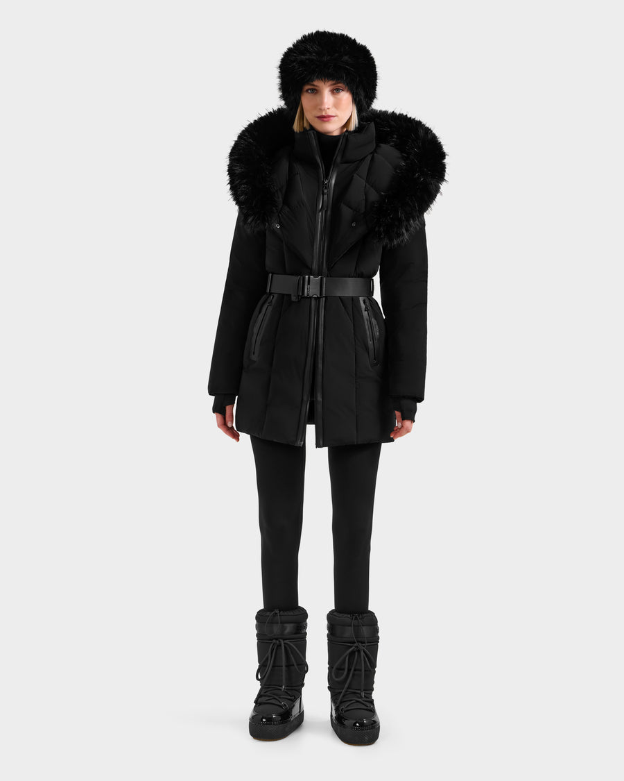 Rudsak Moda Women’s Down Puffer With Faux Fur