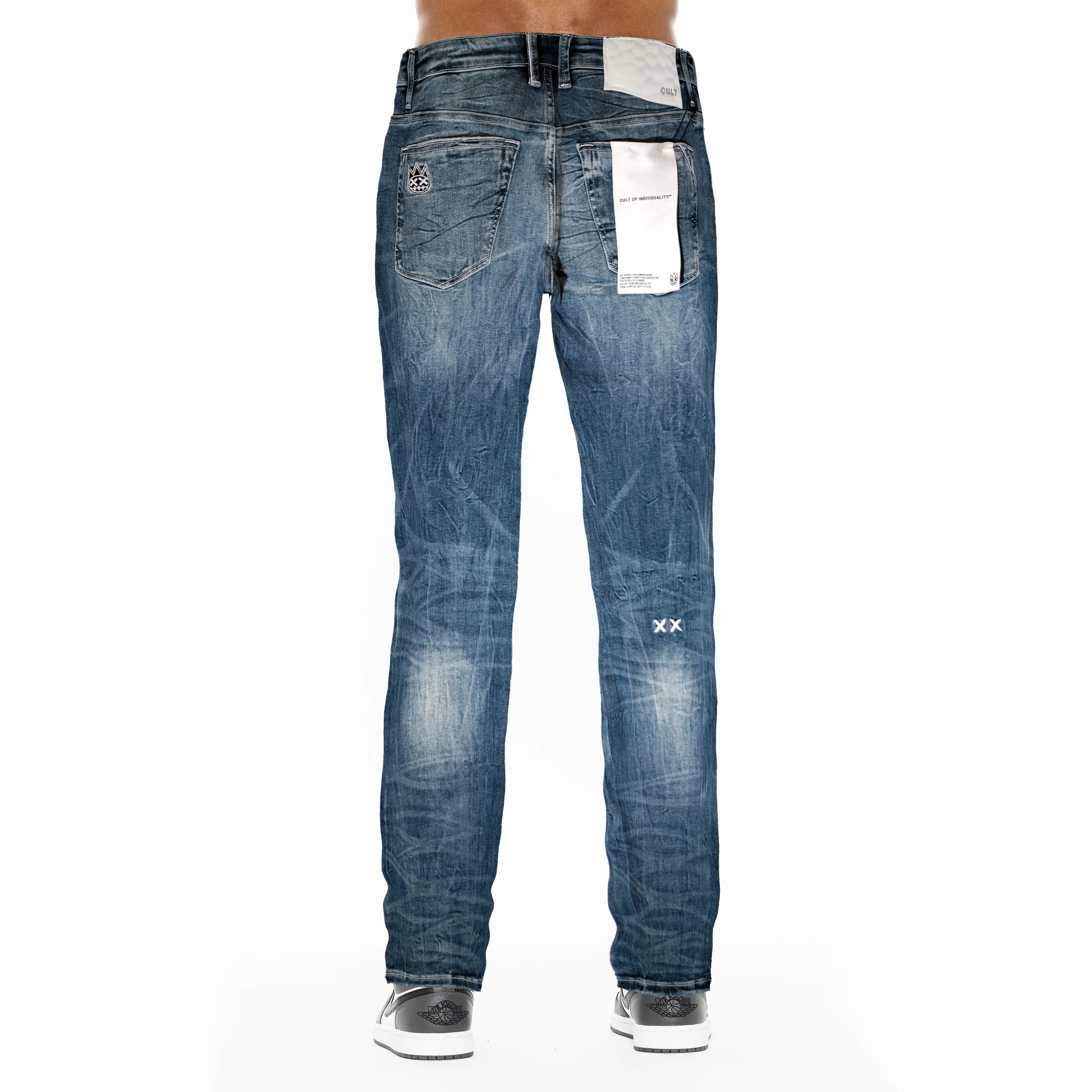 Cult Of Individuality Rebel Straight Jeans in Tiger