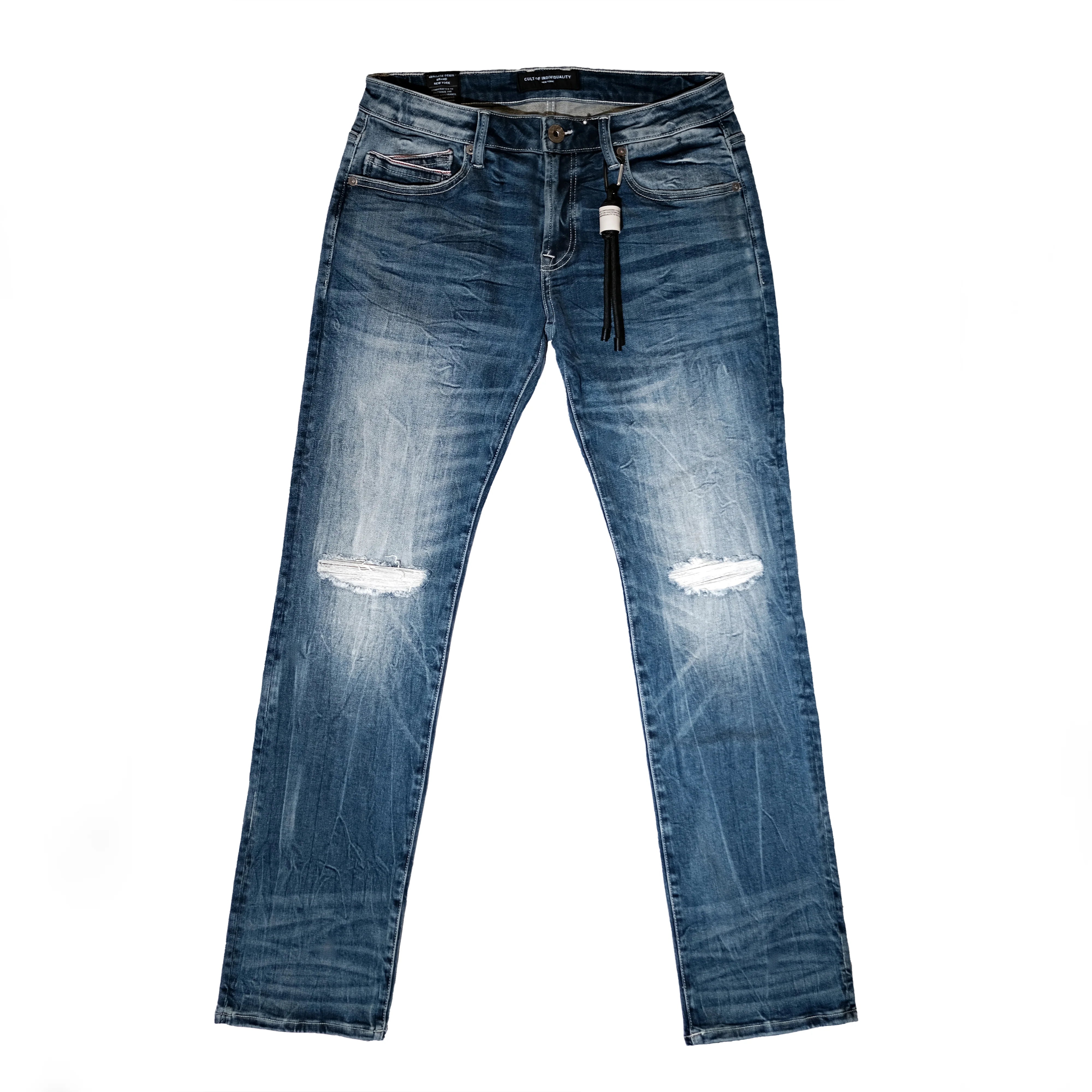 Cult Of Individuality Rebel Straight Jeans in Tiger