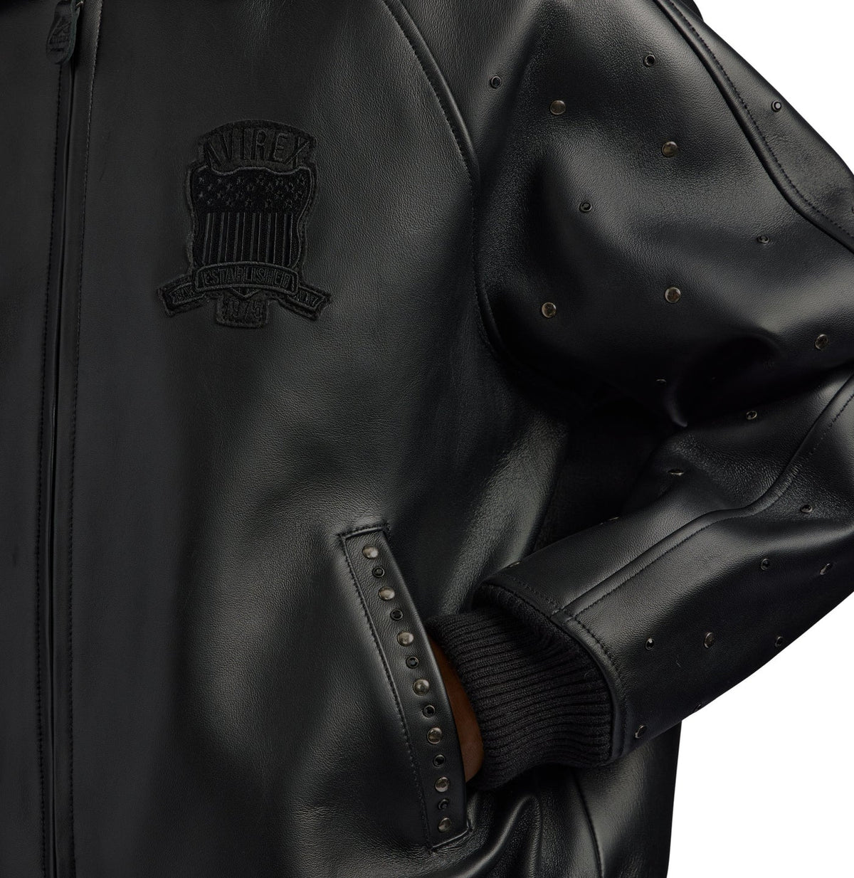 Avirex Limited Edition Studded Icon Jacket