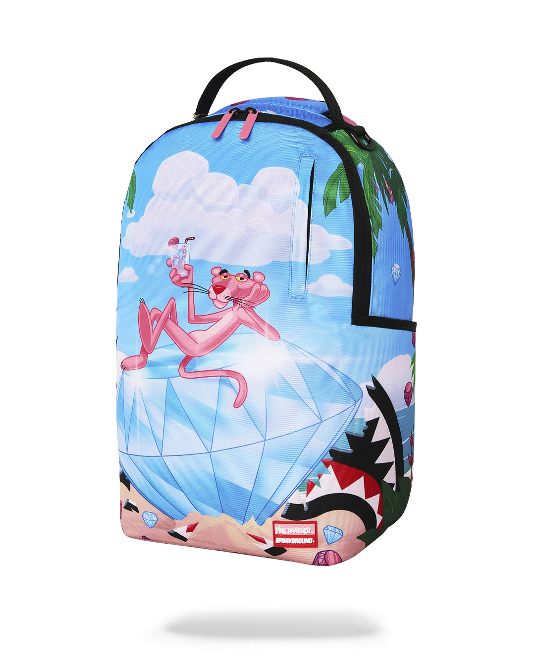 Sprayground Pink Panther Big OL’ Diamond Backpack