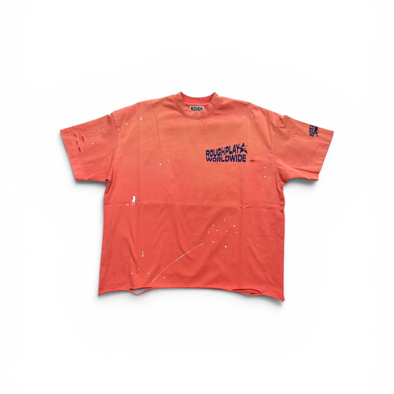 RoughPlay Vintage Side Logo T-Shirt (Peach)