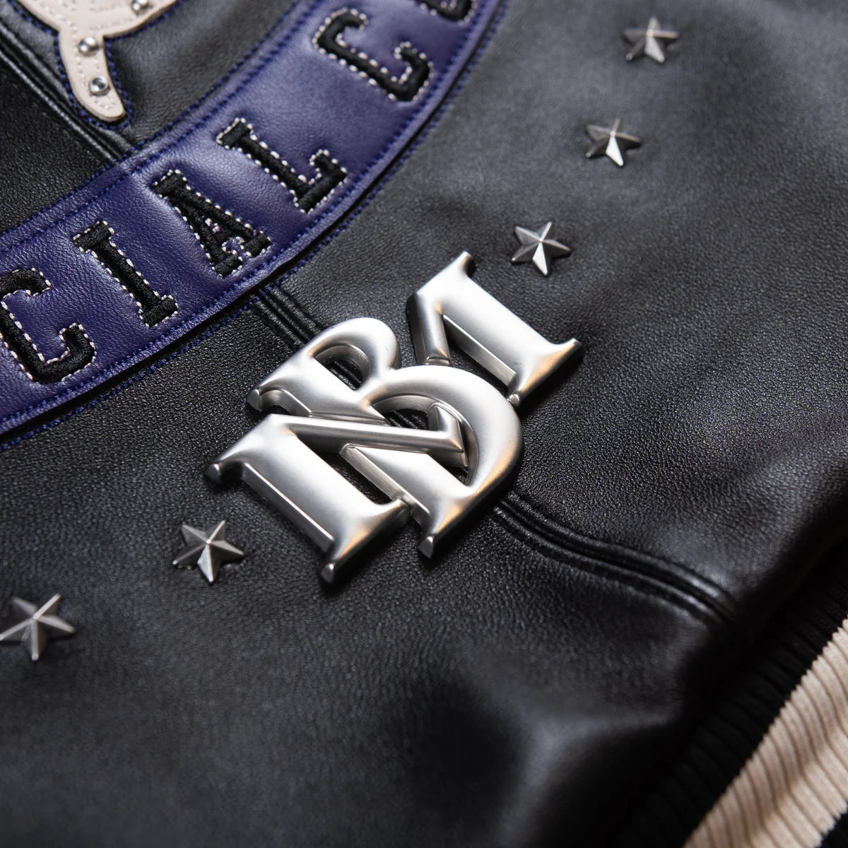 Pelle Pelle   Only the Strong Jacket “Studs & Rhinestone “