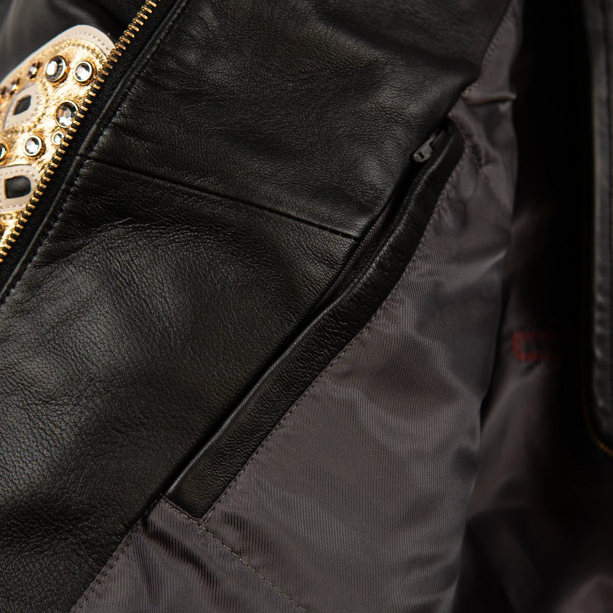 Pelle Pelle  Unraveled Anniversary Jacket “Studs & Rhinestone”