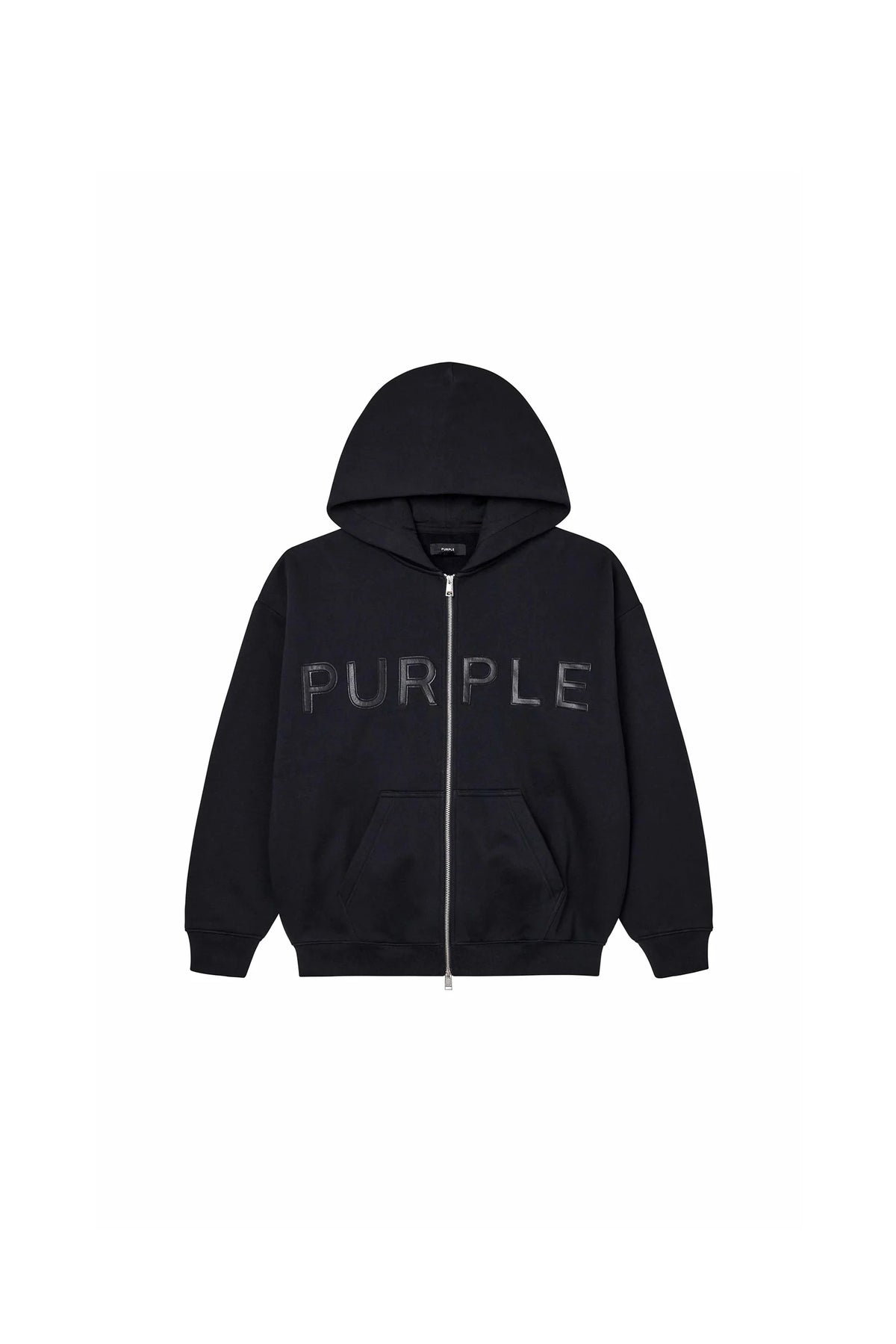 Purple Brand Chopped Zip Up Hoodie