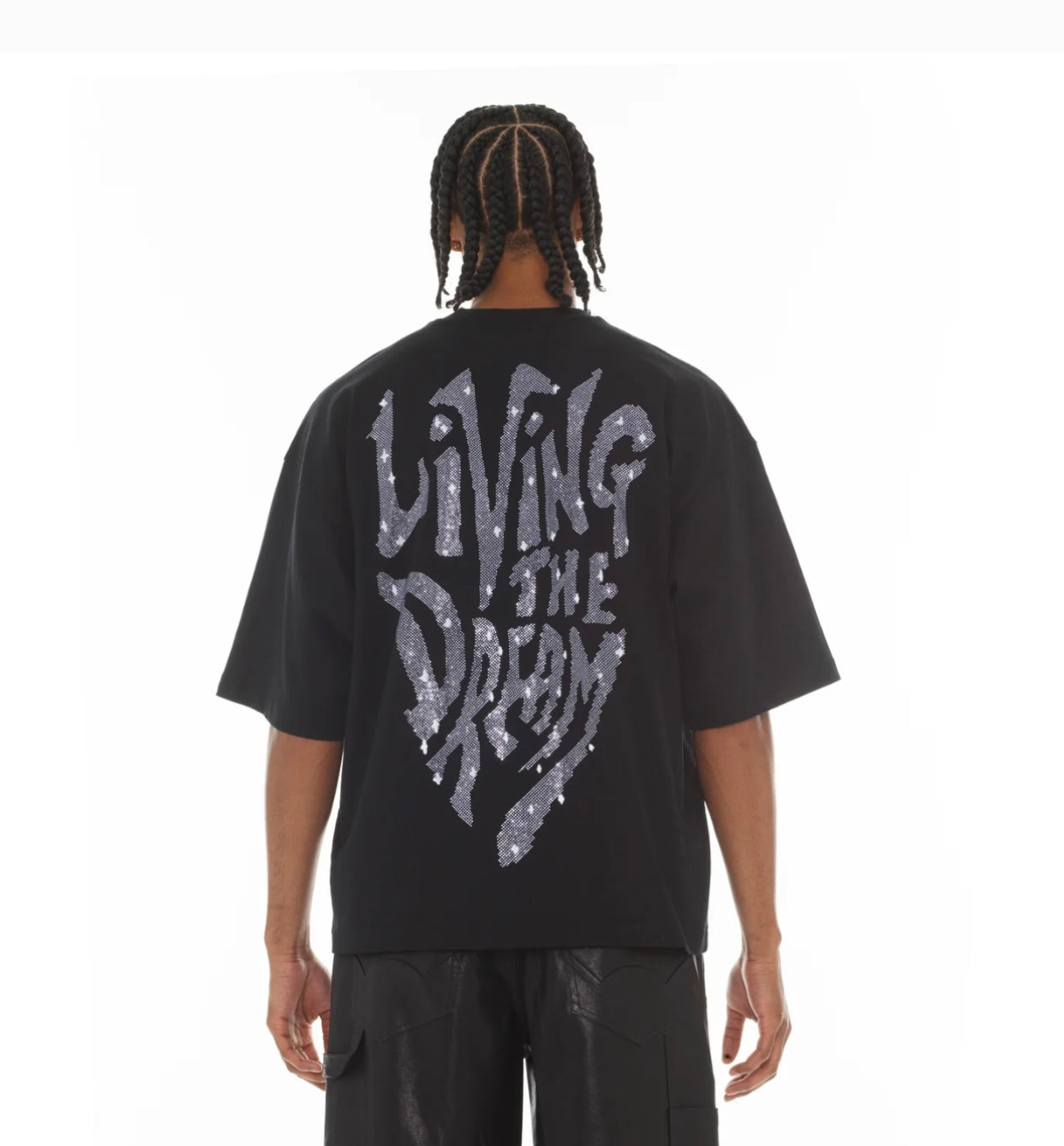 CULT OF INDIVIDUALITY Oversized Short Sleeve Crewneck Tee”Living The Dream”