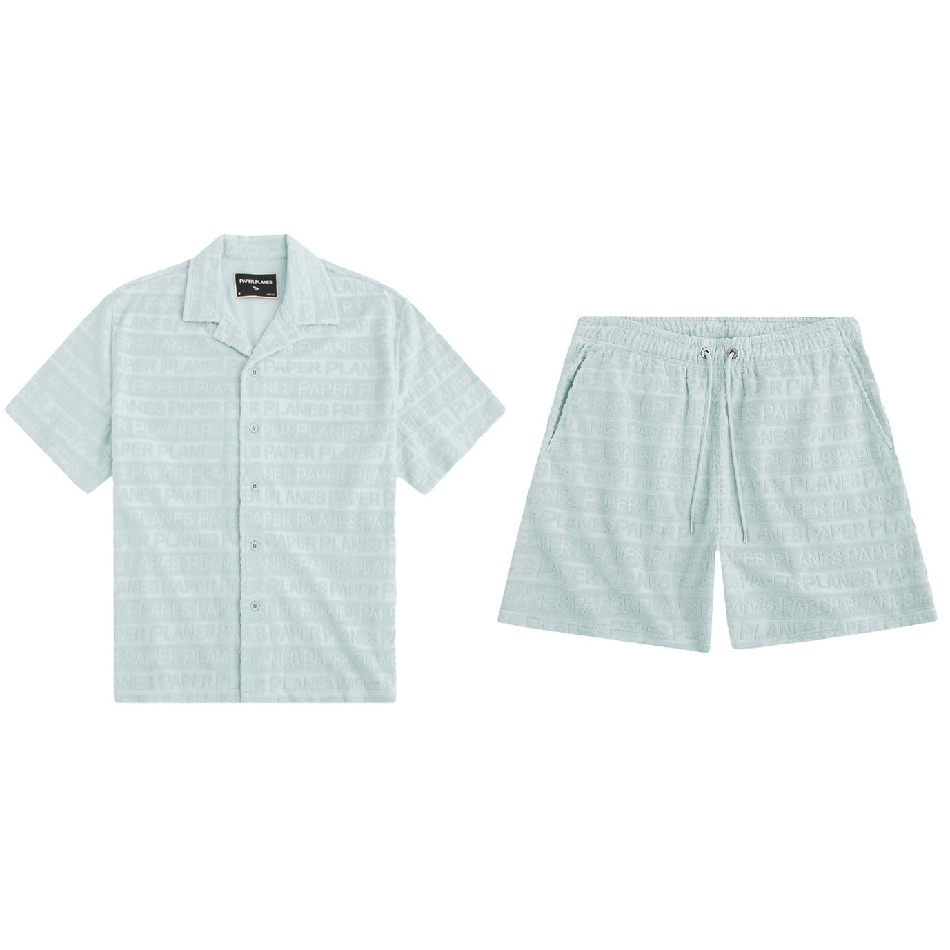 Paper Planes Beachfront Terry Cloth Short-Set