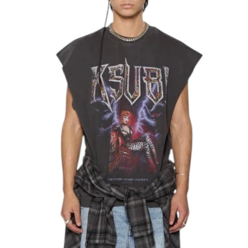 Ksubi kingdom Slash  Crew  sleeveless