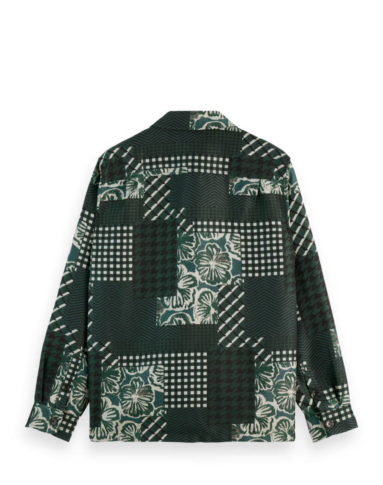 Scotch & Soda Patchwork Jacquard Overshirt