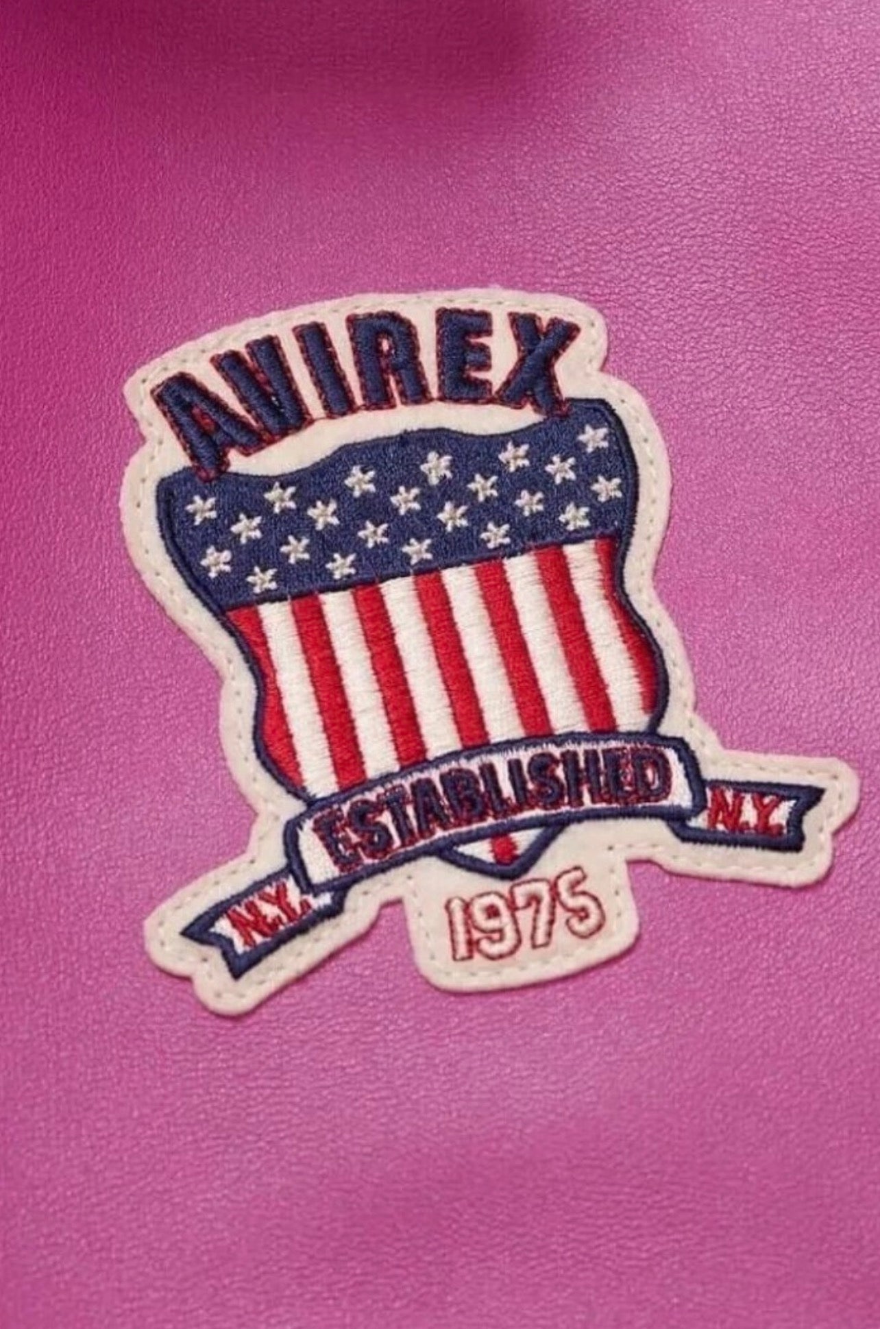 Avirex Limited Edition Icon Hot Pink Jacket - Blue Jeans