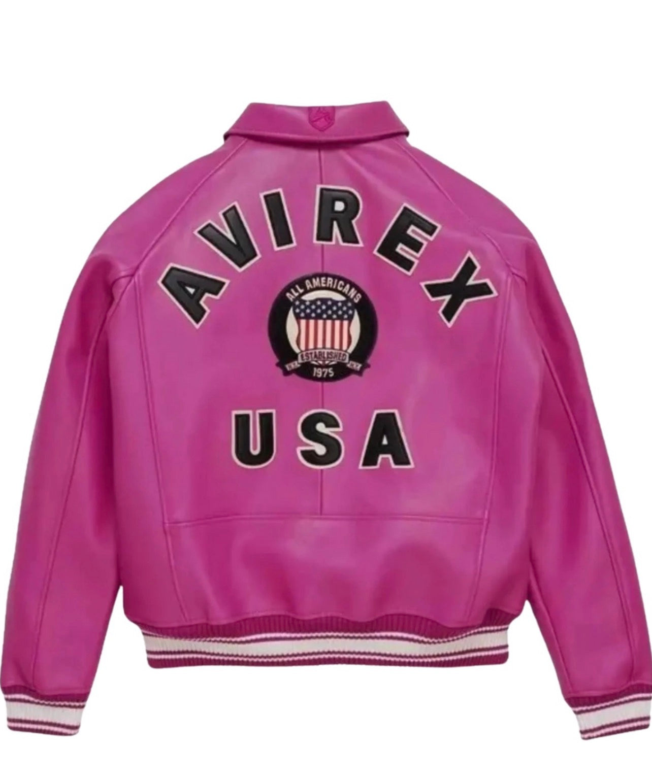 Avirex Limited Edition Icon Hot Pink Jacket - Blue Jeans