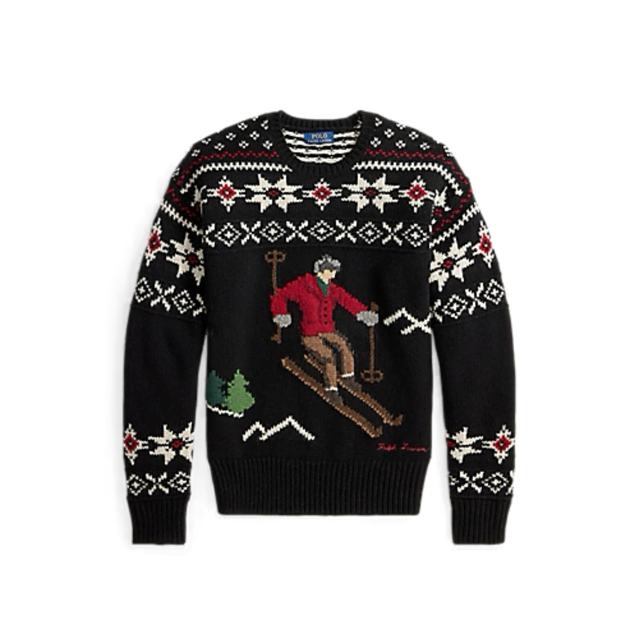 Polo Ralph Lauren Wool Skier-Graphic Sweater