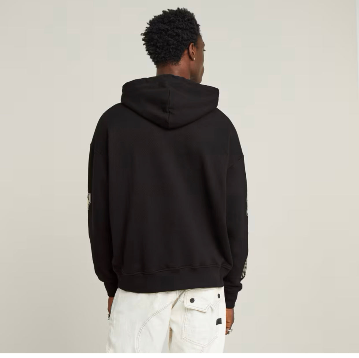 G-Star Raw Multi Logo Loose Hooded Sweatshirt