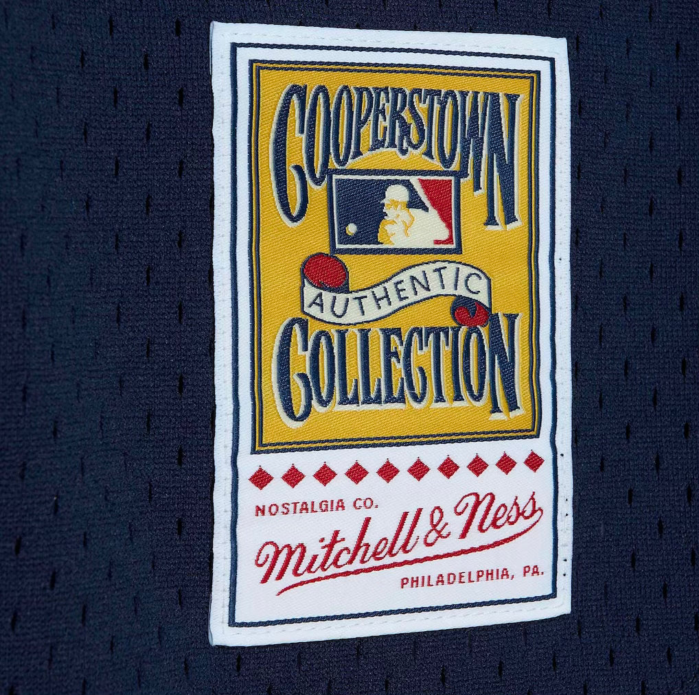 Mitchell & Ness Derek Jeter 
New York Yankees 1998 Navy Authentic Batting Practice Jersey