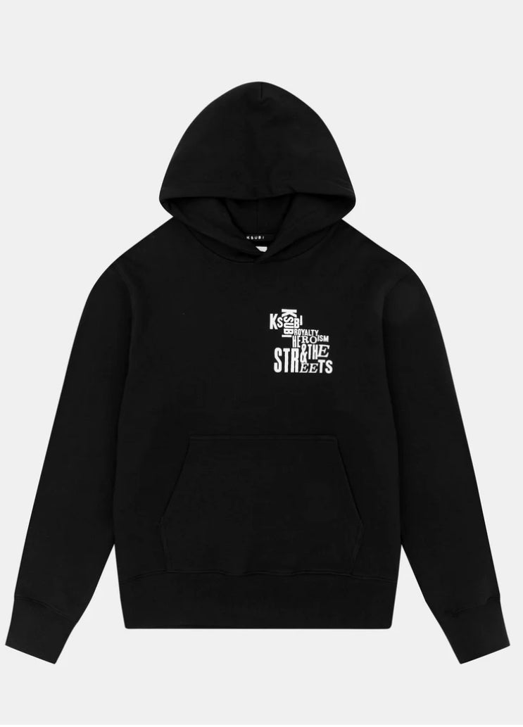 Ksubi Graff Kash Hoodie Jet Black