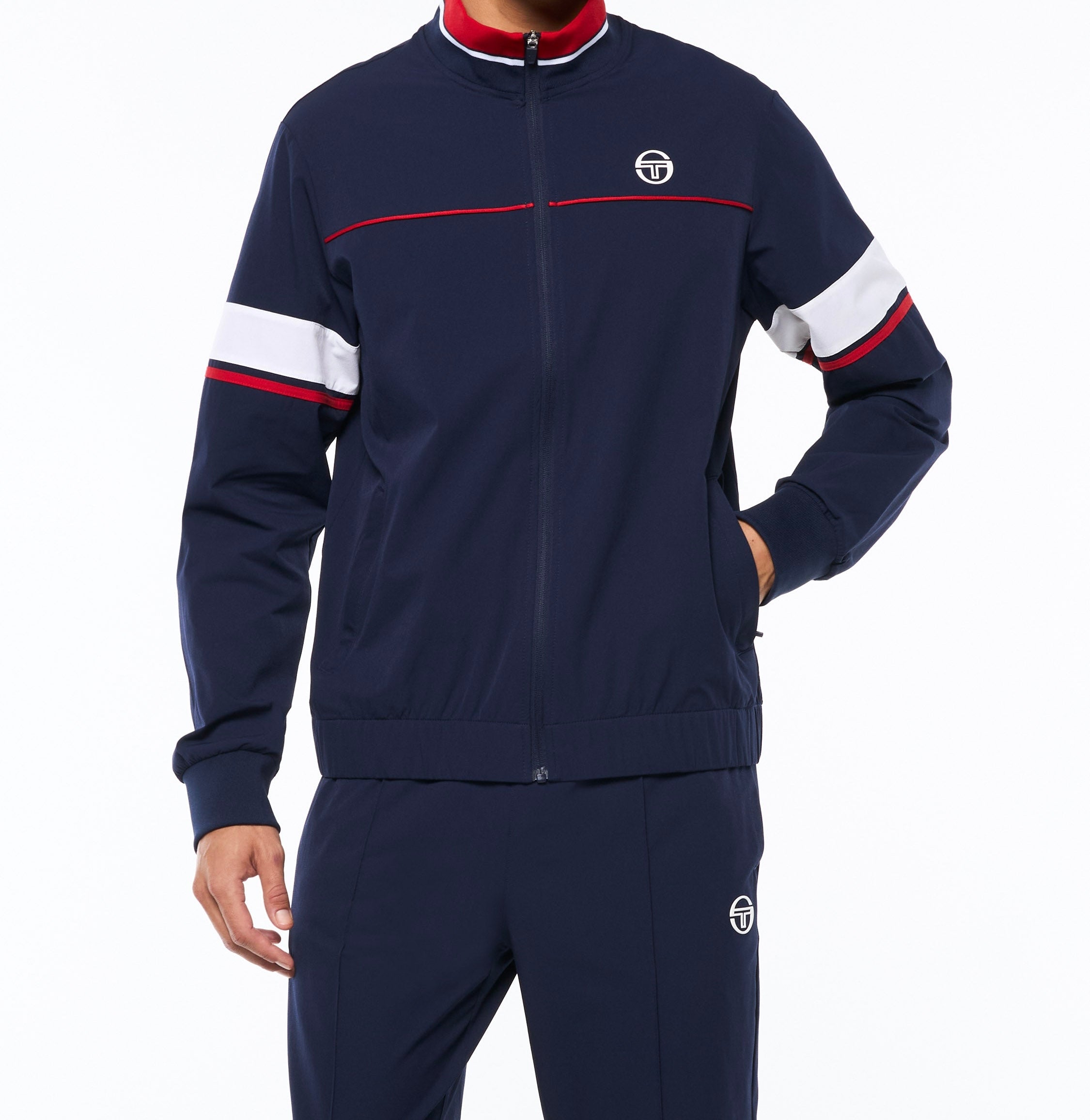 Sergio Tacchini Solare Track Sweatsuit - Blue Jeans
