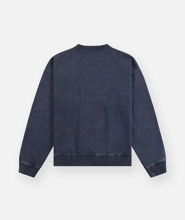 Paper Planes NY Felt Crewneck - Blue Jeans