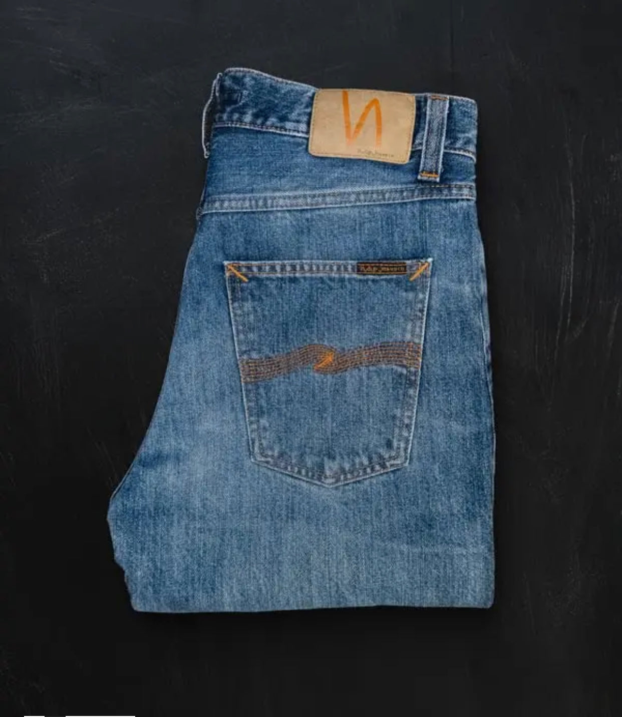 Nudie Steady Eddie II Raw Tracks  Jeans