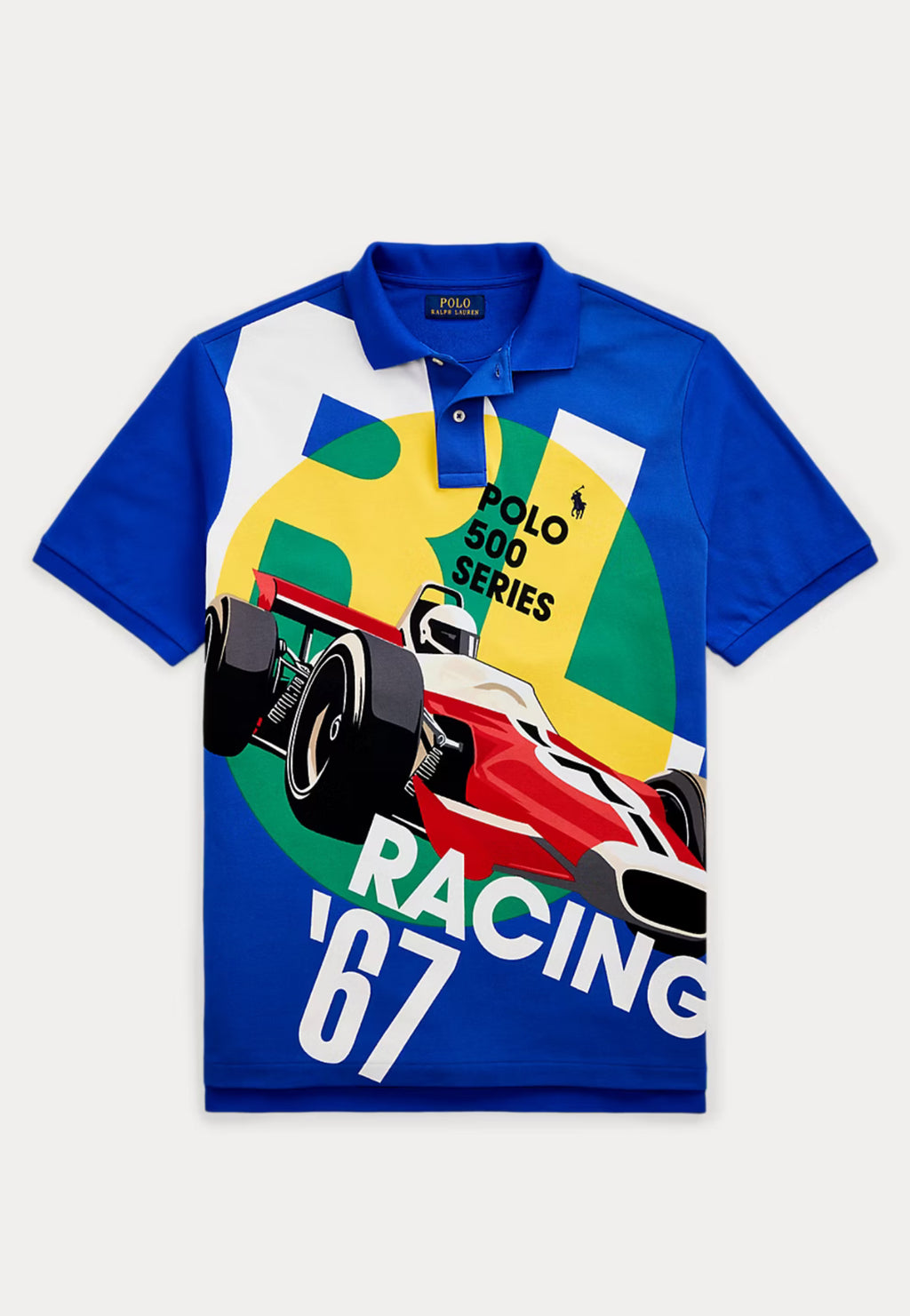 Polo Ralph Lauren Mesh Printed Racing 67 poster Polo