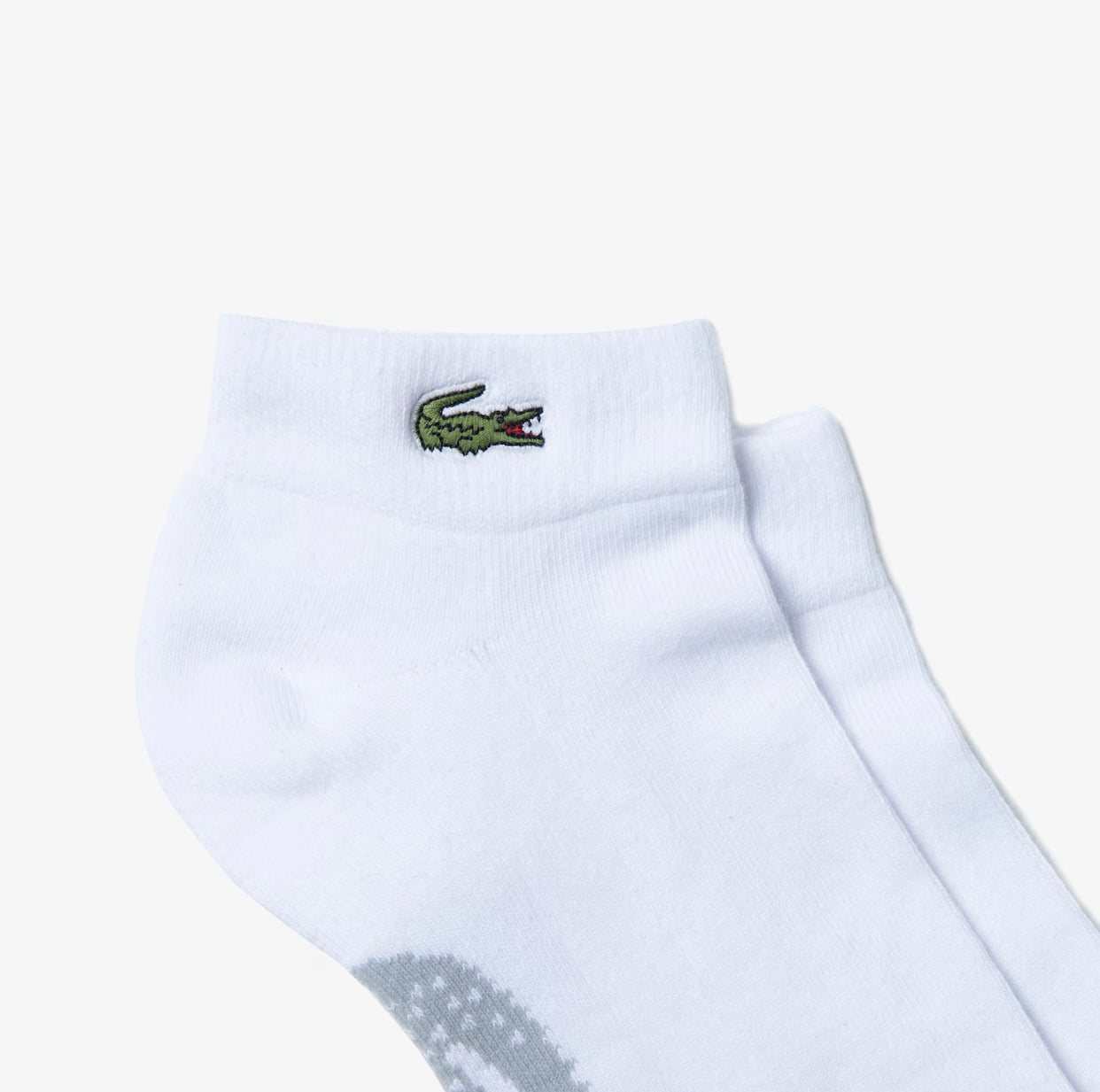 Lacoste Men’s  Unisex Sport Stretche  Cotton Low- Cut Socks