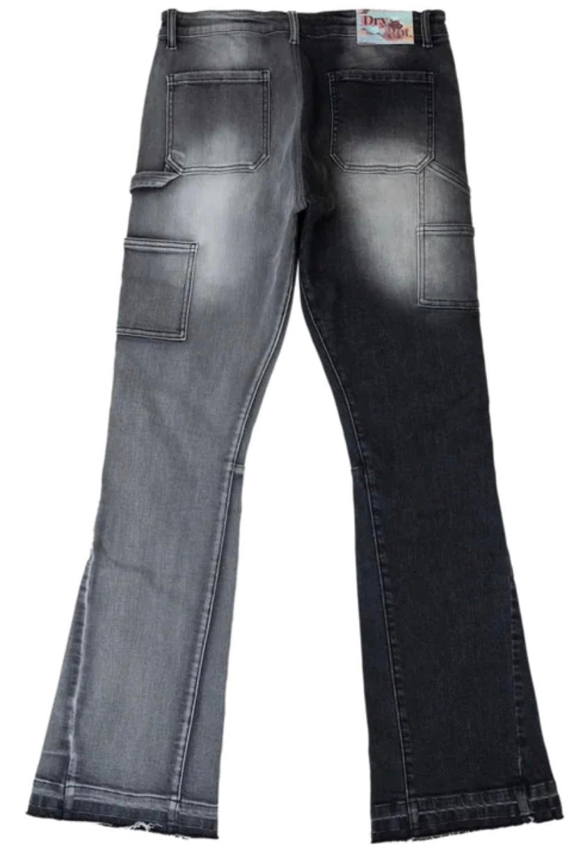 Dry Rot Tonal Flare Jeans