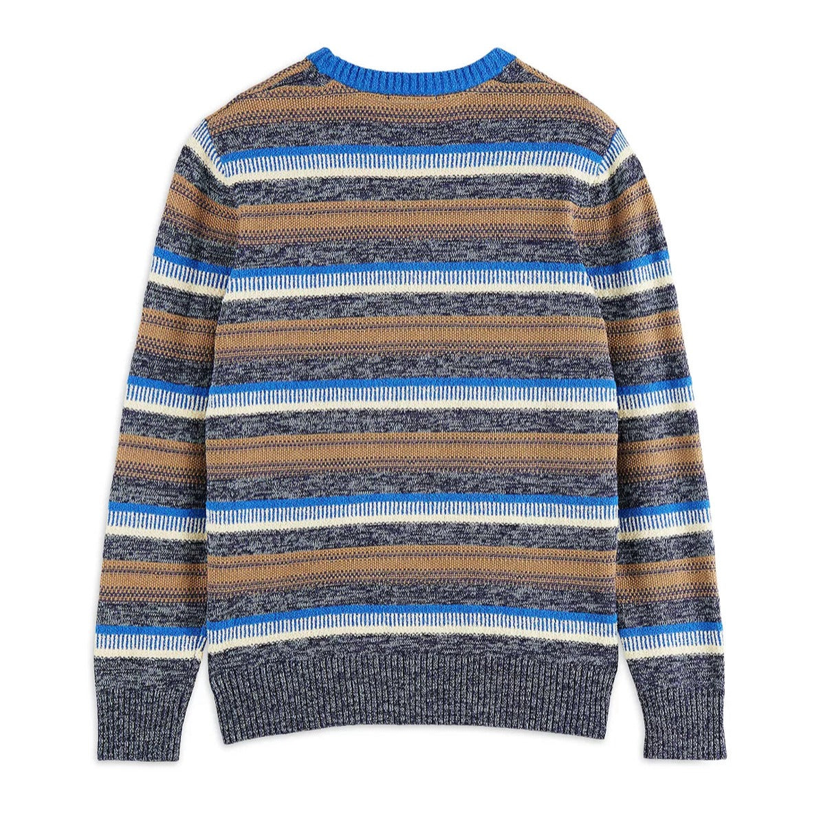 Scotch & Soda Mixed Yarn Stripe Crewneck Sweater