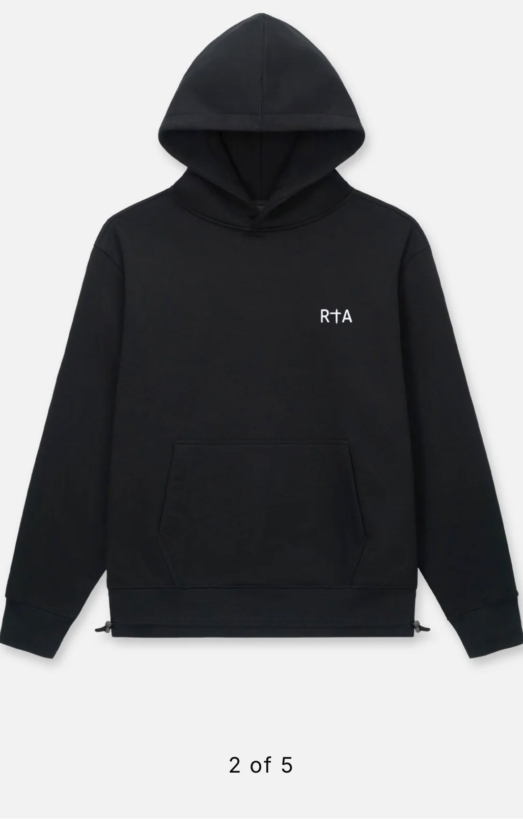 RTA JORDAN HOODIE | BLUSH STAMP LOGO