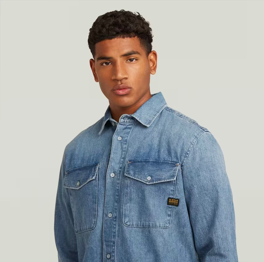 G-Star Raw Marine Slim Shirt - Blue Jeans