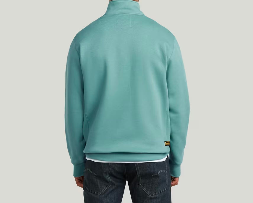 G-STAR Raw Premium Core Half Zip Sweater - Blue Jeans