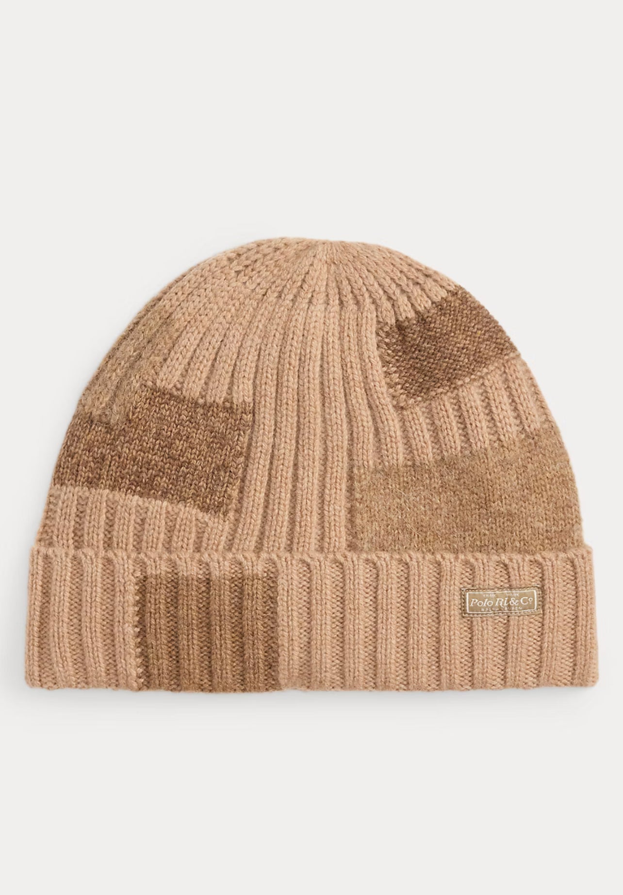 Polo Ralph Lauren Patchwork Rib-Knit Wool Beanie