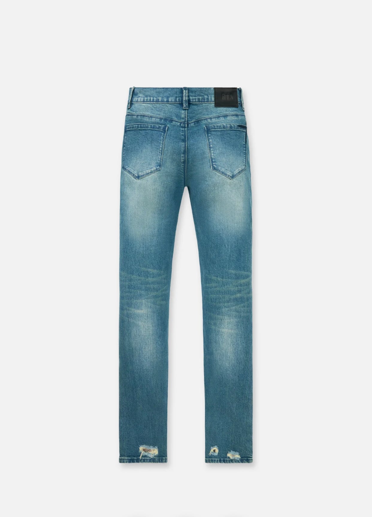 BRYANT SKINNY JEAN | BLUE DISTRESSED SNAKE