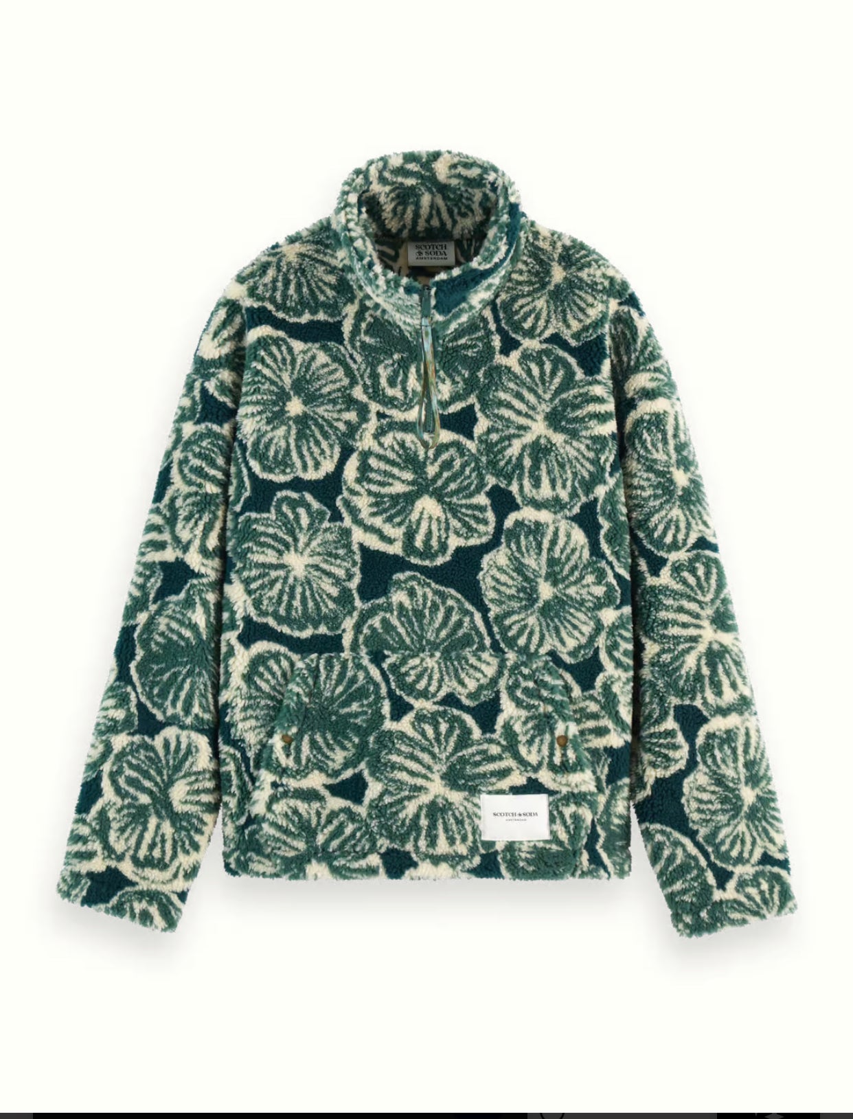 Scotch & Soda Polar Fleece Half Zip Pullover