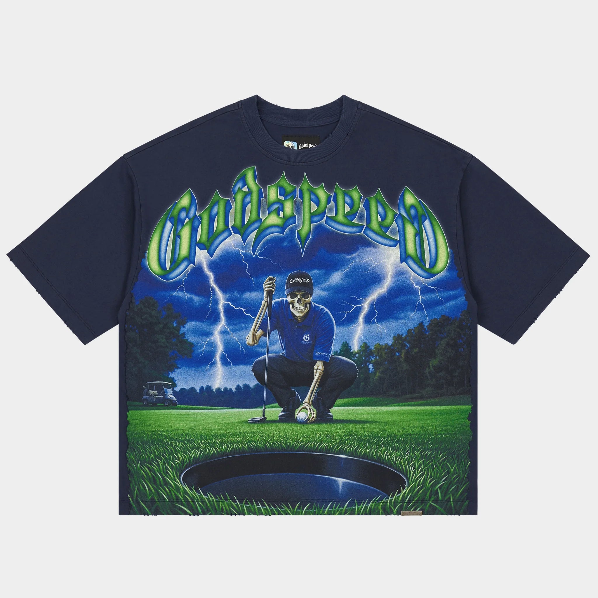 Godspeed No Mulligans T-Shirt (Navy)