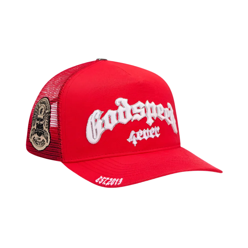 Godspeed GS Forever Trucker Hat (Cherry)