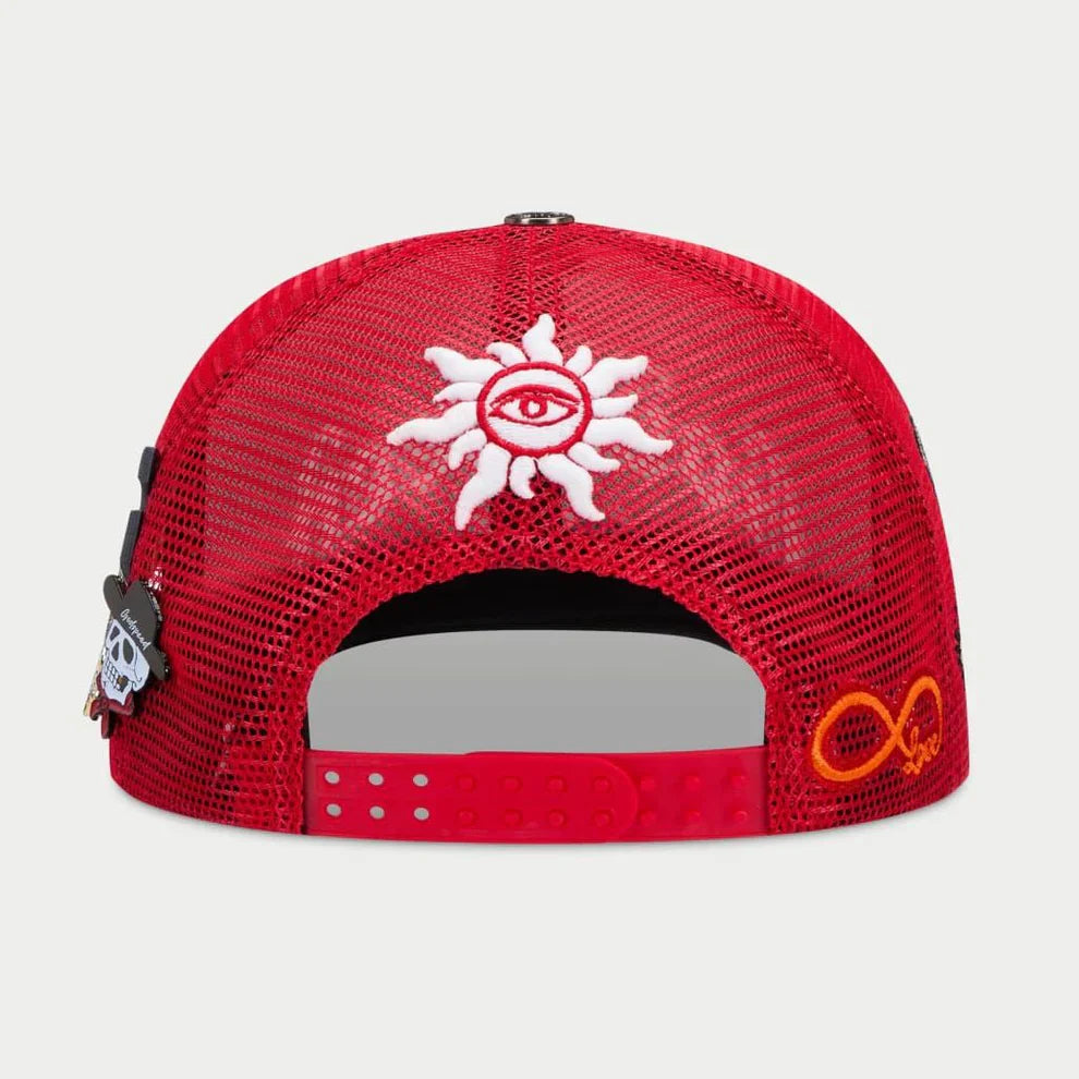 Godspeed GS Forever Trucker Hat (Cherry)