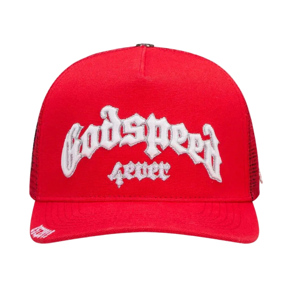 Godspeed GS Forever Trucker Hat (Cherry)
