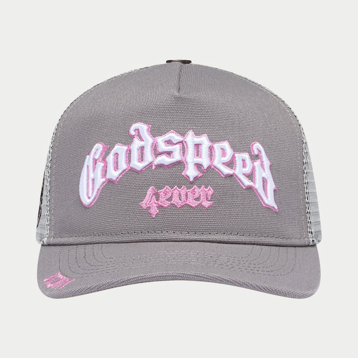 Godspeed GS Forever Trucker Hat (Grey/Pink)