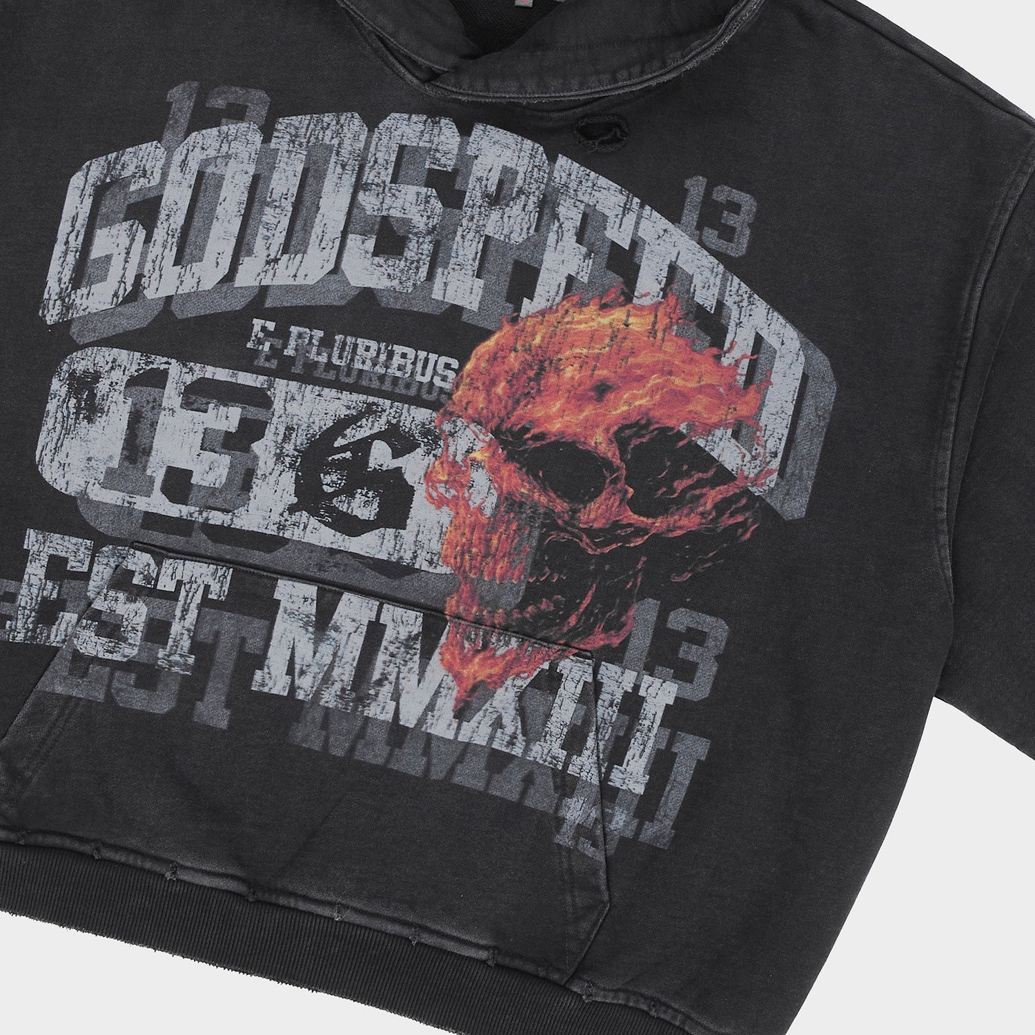 Godspeed Seeing Double Hoodie (Black wash)